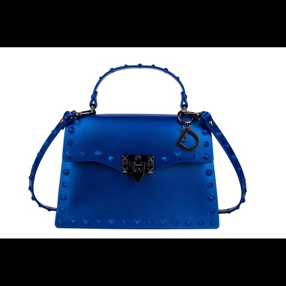 MEDIUM royal blue cute stud bag - Picture 11 of 11